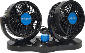 Автомобильный вентилятор от прикуривателя 24 вольта (две скорости)