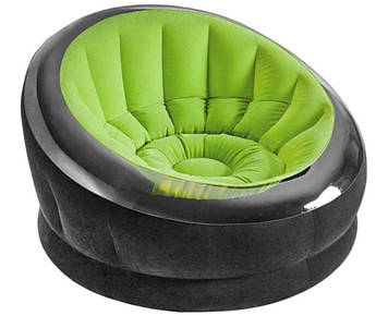 Надувне крісло "Empire Chair" зелене 112х109х69 см, Intex (66581)