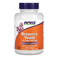 Пивные дрожжи NOW Brewer's Yeast 650 mg (200 табл)