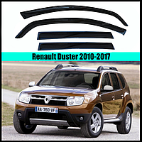 Ветровики Renault Duster 2010-2017 (скотч) AV-Tuning