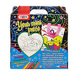 Сумка розмальовка 2044 з набором фломастерів і гліттерним клеєм, фото 3