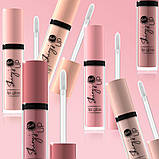 Блиск для губ Bell Shiny's Up Lip Gloss з ефектом сяйва 02 Fudge, 5 г, фото 6