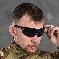 Окуляри тактичні 5.11 tactical чорни, 3 змінні лінзи, військові захисні окуляри ЗСУ, армійські окуляри з футля