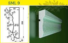 Молдинг фасадний з пінополістиролу посилений, в/ш, мм: 200 / 60