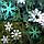 Новорічний декор сніжинки з пінопласту, фото 6