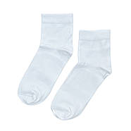 Чоловічі білі бавовняні шкарпетки середні Montebello Туреччина, фото 2