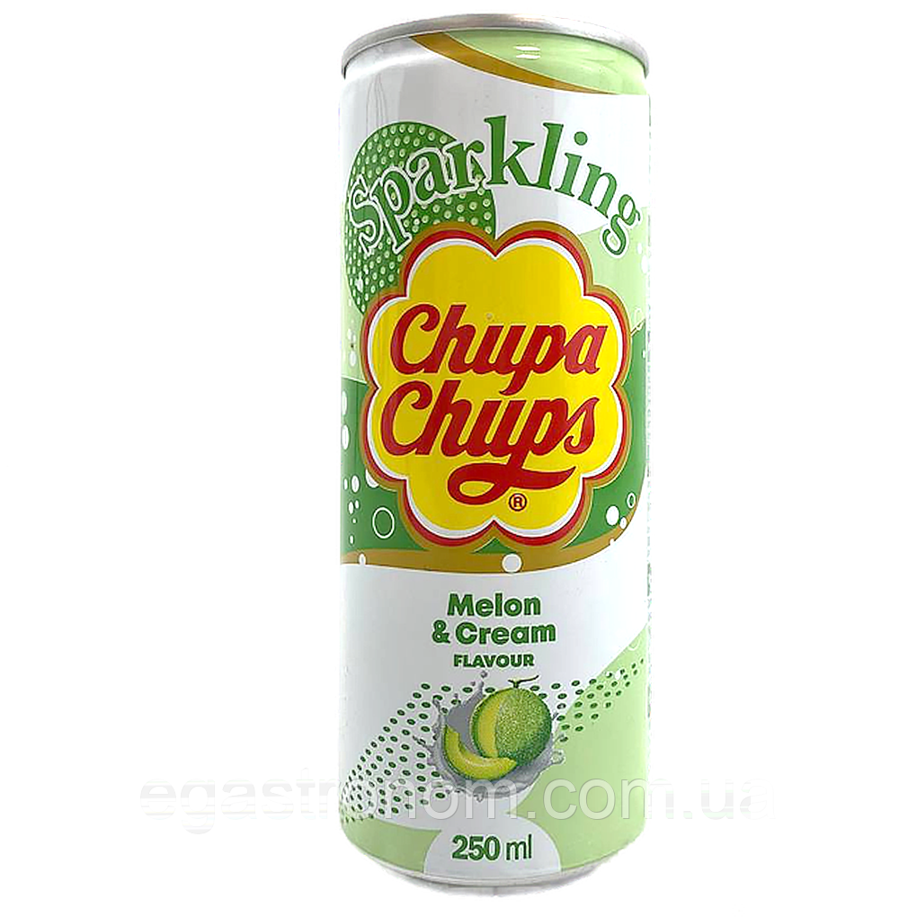 Напій газований диня Чупа Чупс Chupa Chups melon 250ml 24шт/ящ (Код: 00-00016265), фото 1