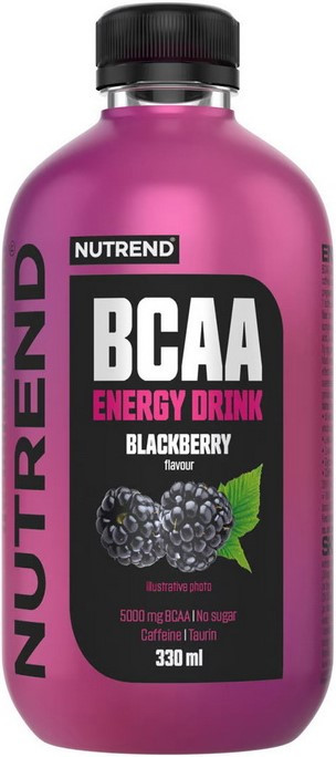 Енергетик із BCAA Nutrend BCAA Energy Drink 330 ml ожина
