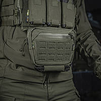 M-Tac тактическая сумка напашник хаки навесной штурмовой напашный подсумок Large Elite Ranger Green