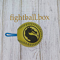 Fightball box тренажер для боксу на реакцію бойовий м яч на гумці італійська шкіра файтбол fight ball