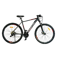 Велосипед спортивный Corso Kingston 29" алюминиевая рама 21" черный KN-29125