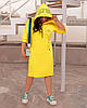 Плаття з двонитки з капюшоном весна-осінь розмір батал, фото 8