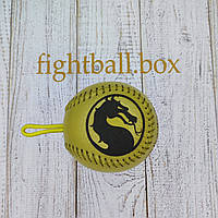 Fightball box тренажер для боксу на реакцію бойовий м яч на гумці італійська шкіра файтбол fight ball