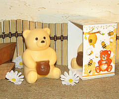 Мило ручної роботи
"Медведик з бочок меду"