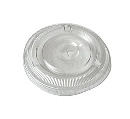 Кришка плоска з Х отвором PET LF (100 шт/1000шт)