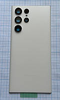 Задняя крышка Samsung Galaxy S22 Ultra 5G S908 со стеклом камеры белая Original PRC