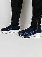 Кросівки чоловічі весна літо сині Nike Air Zoom Alphafly NEXT% Tempo Dark Blue. Взуття Найк Аір Зум Альфа Флай