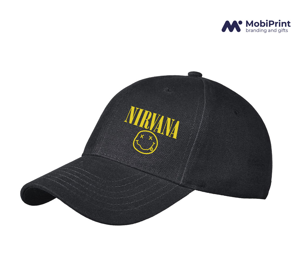 Кепка Champion з принтом Нирвана (Нірвана) Чорний