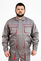 Куртка рабочая "Атлант" серая, мужская рабочая одежда