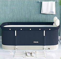 Розкладна портативна ванна для купання 297 л 120*55*45см (817) 14225