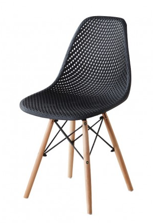 Стілець обідній пластик Сота чорный, фото 1