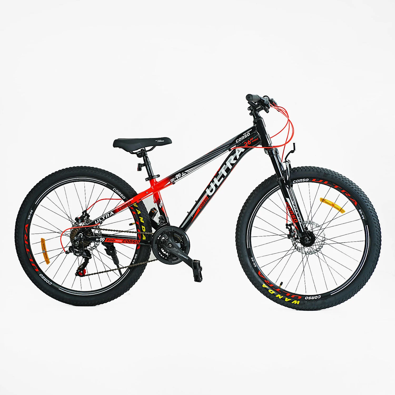Велосипед спортивний Corso ULTRA на 26 дюймів, red 26326