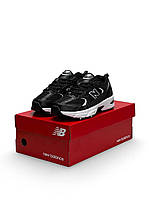 Мужские и женские кроссовки New Balance 530 Black White (Черные) Обувь Нью Беланс 530 кожаные сетка весна лето