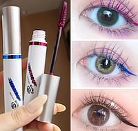 Тушь для ресниц Hanru Bling Mascara, цветная тушь, водостойкая, 2 цвета, 8 г