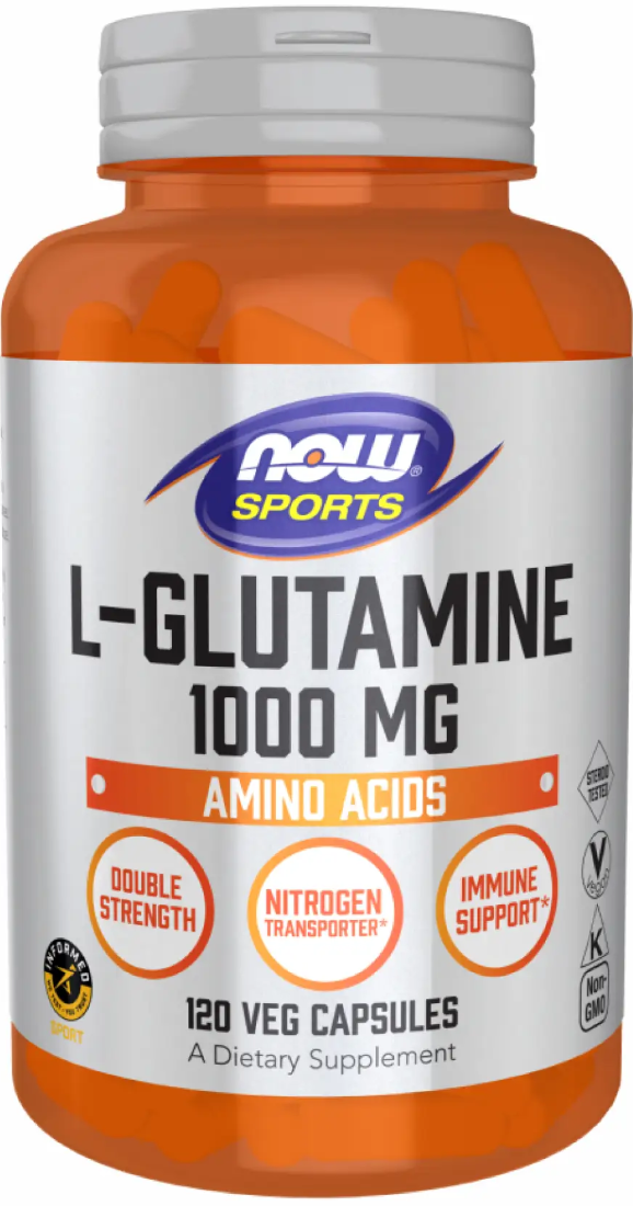 Глютамін NOW L-Glutamine 1000 mg 120 капс