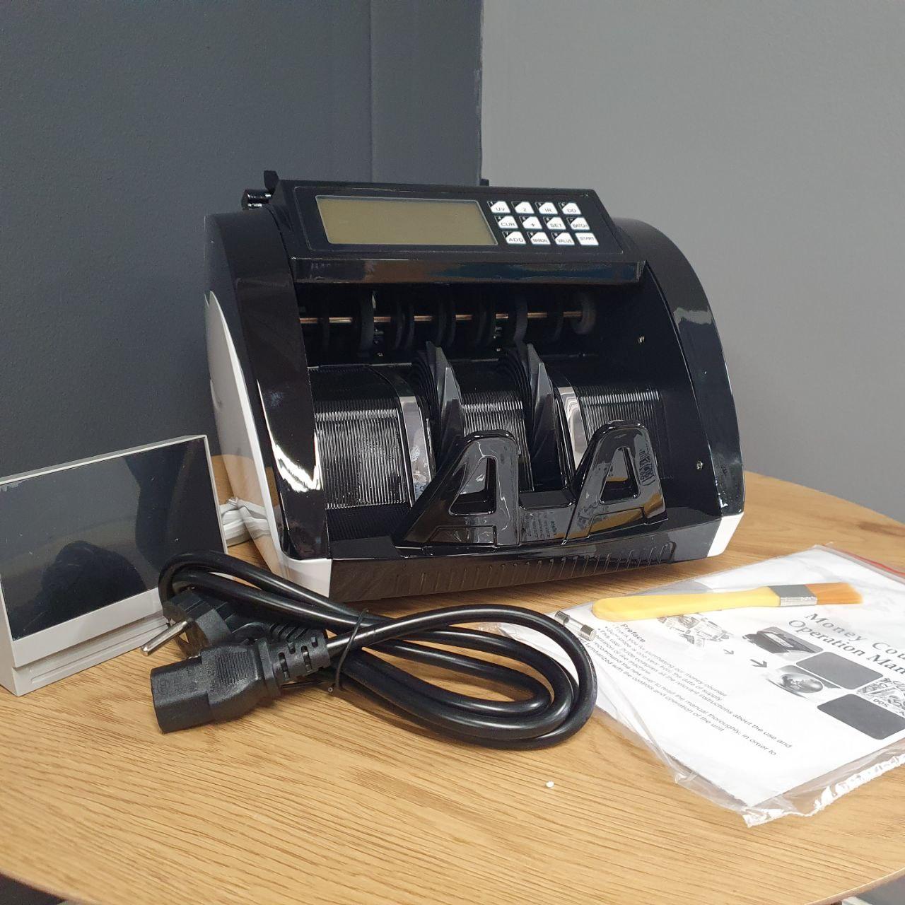 Машинка для счета денег с детектором и выносным дисплеем Bill Counter AL 6100, Денежно-счетная машинка KEY - фото 1 - id-p2183992740