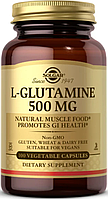 Глютамін Solgar L-Glutamine 500 mg 100 веган капсул