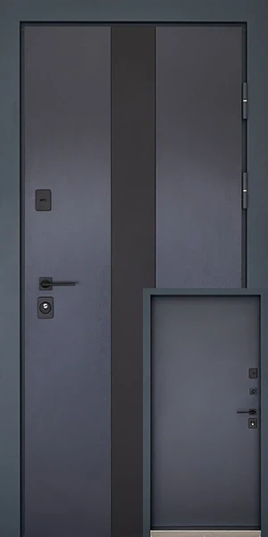 Вхідні двері Abwehr Olimpia Bionica 2 Lampre антрацит терморозрив, фото 1