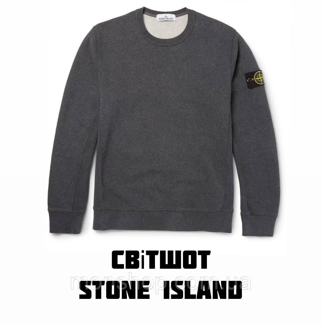 Світшот STONE ISLAND у сірому кольорі