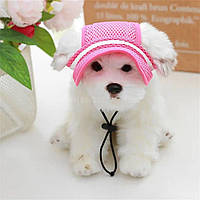 Панамка шапка капелюх для собак, кішок, розмір М, рожевий