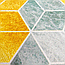 Вологопоглинаючий діатомітовий килимок придверний Жовті Кубі Welcome 38х58смх3мм прогумований вхідний, фото 3