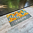 Вологопоглинаючий діатомітовий килимок придверний Жовті Кубі Welcome 38х58смх3мм прогумований вхідний, фото 9