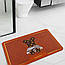 Вологопоглинаючий діатомітовий килимок вхідний Ведмедик Happy 38х58смх3мм придверний для вітальні прогумований, фото 7