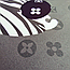 Вологопоглинаючий придверний килимок Сірий Ведмедик Абстракція 38х58смх3мм діатомітовий прогумований вхідний, фото 3