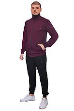 Кофта спортивна чоловіча Calvin Klein 24-0042-1 бордова, фото 6