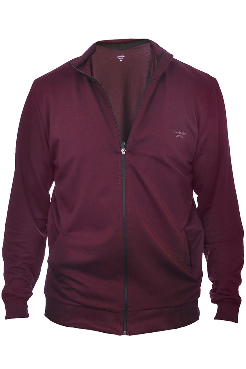 Кофта спортивна чоловіча Calvin Klein 24-0042-1 бордова