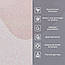 Вологовбираючий килимок для ванної Рожева пустеля 50х80смх3мм діатомітовий прогумований для вітальні, фото 5