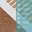Вологопоглинаючий прогумований килимок для ванної Овальні лінії Пісок 48х78смх3мм діатомітовий овальний, фото 3