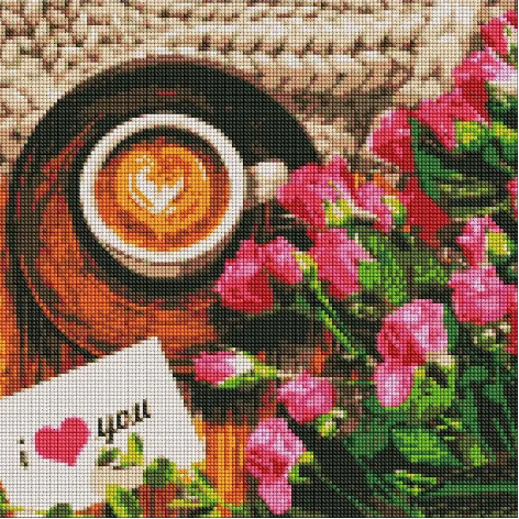 Алмазна мозаїка, Найкращий ранок (AMO7216) 40 х 40 см (На підрамнику)