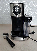 Кофеварка рожковая для молотого кофе MPM Product MKW-07M бытовая, Кофемашина с капучинатором KEY
