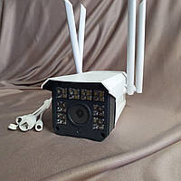 Бездротова Wifi-камера V380-K8, вулична IP-камера для зовнішнього відеоспостереження за будинком KEY