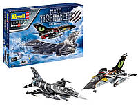 Сборная модель Revell Набор самолетов Tornado и F-16 NATO Tiger Уровень 4 масштаб 1:72 (RVL-05671)