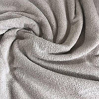 Махровая ткань двухсторонняя премиум, серо- бежевого цвета, (410 г/м.кв.), 100% хлопок