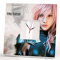 Часы "Final Fantasy" подарок фанатам компьютерных игр, декор детской комнаты, спальни, офиса, бара, студии