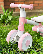 Біговел, 3 колеса, PROFI KIDS, 6 д, рожевий, фото 3