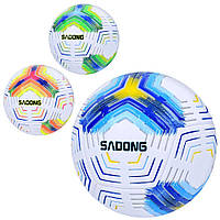 М'яч футбольний розмір №5 матеріал поверхні ПУ (PU) вага 400 - 420 грамiв  MS 3850 , 3 кольори